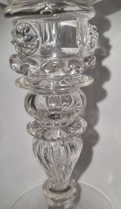 Pair of late 18th century German hock glasses.
