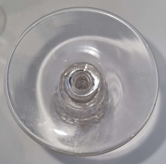 Pair of late 18th century German hock glasses.