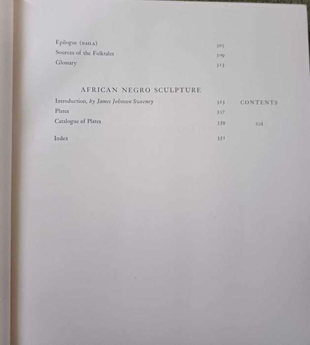 African Folktales and Scultures XXX11