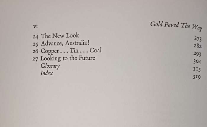 Gold paved the way - A P Cartwright