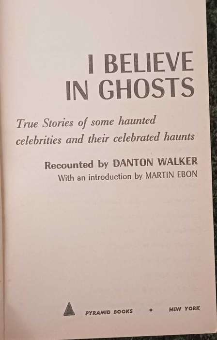 I Believe in Ghosts