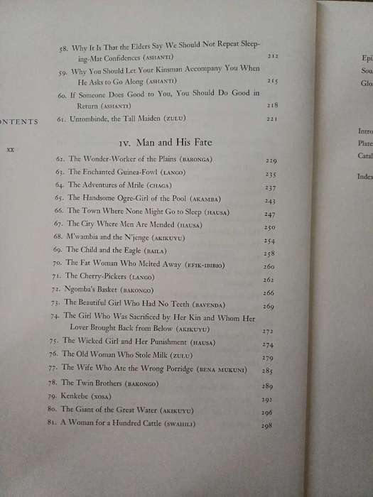 African Folktales and Scultures XXX11