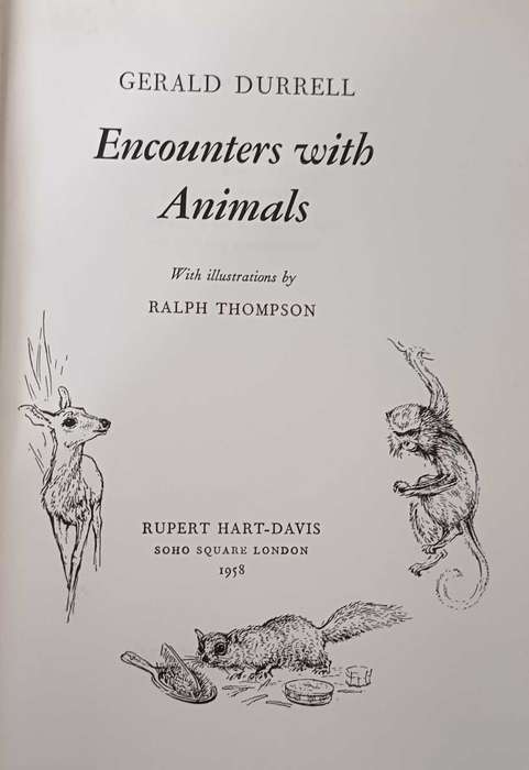 Encounters with animals- Gerald Durrell