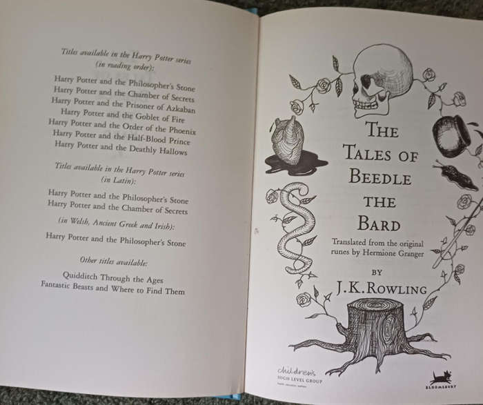 The Tales of Beedle the Bard - J k Rowlings