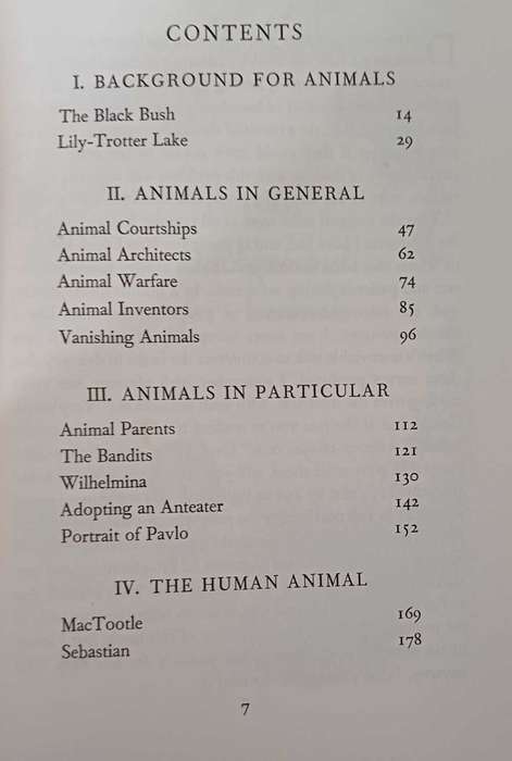 Encounters with animals- Gerald Durrell