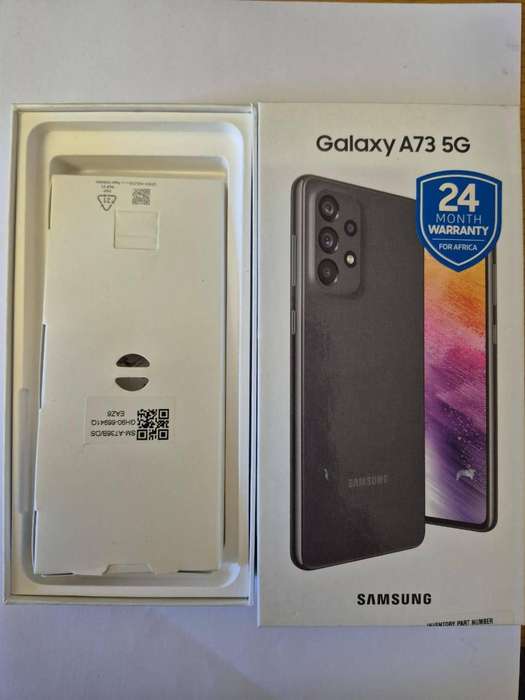 Original Samsung A73 5G packaging