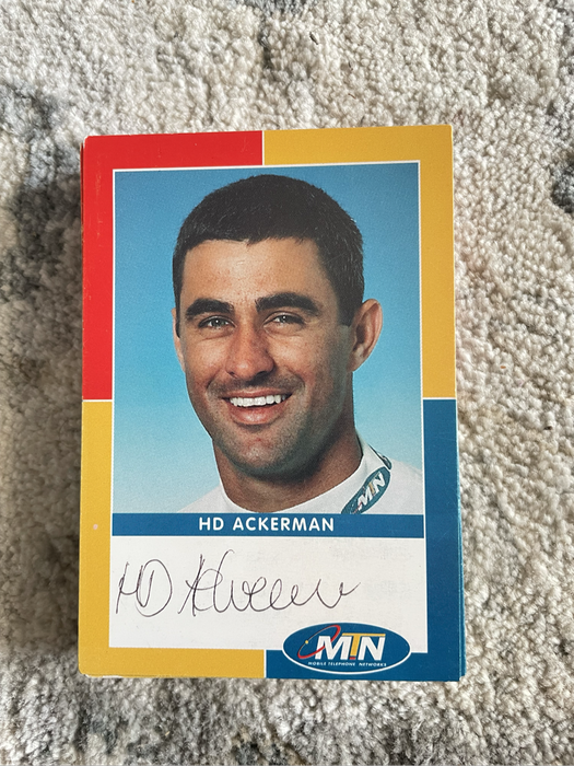 MTN HD Ackerman signed card
