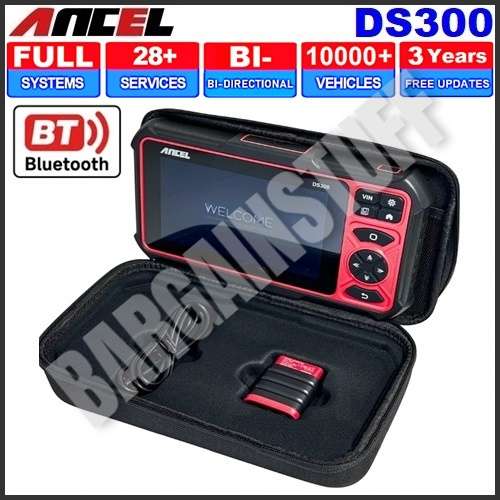 Ancel DS300 Full System Car Diagnostic Tool with 28+ Special Functions & 3 Years Free Updates