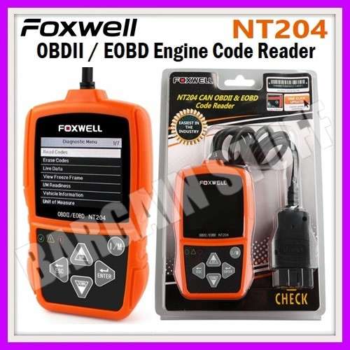 Foxwell NT204 OBDII / EOBD Engine Code Reader / Scanner
