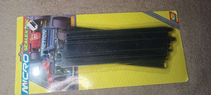 Micro Scalextric straight tracks 1/64 scale