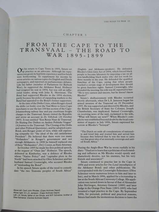 Jan Smuts, An Illustrated Biography - Trewhella Cameron