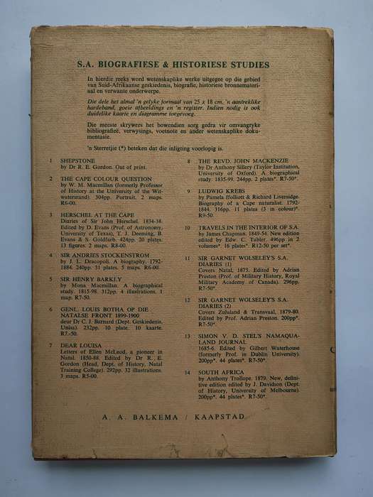Genl. Louis Botha op die Natalse Front 1899-1900 by Dr. C.J. Barnard