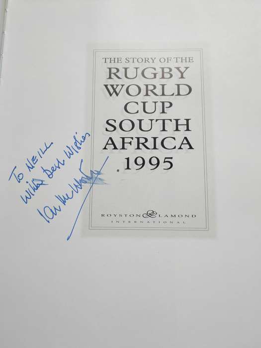 Triumph of a Nation, The Story of the Rugby World Cup S.A. 'SIGNED"