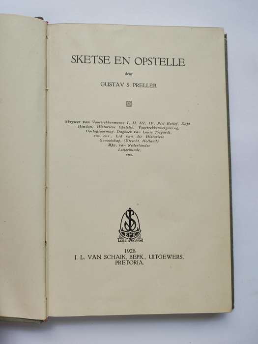 Sketse & Opstelle by Gustav S. Preller