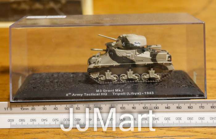 DEAGOSTINI 1/72 M3 GRANT MK.1 LIBYA 1943 WW2 DIECAST TANK