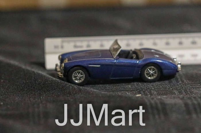 Austin Healey 100 1/43 Del Prado /6 Cabrio blue diecast model car