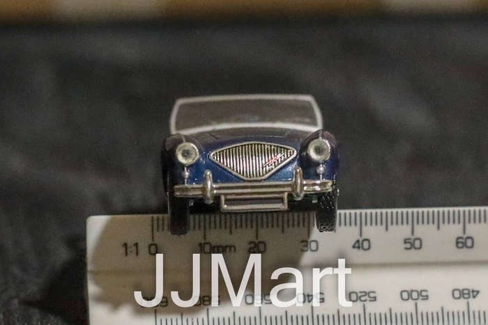 Austin Healey 100 1/43 Del Prado /6 Cabrio blue diecast model car