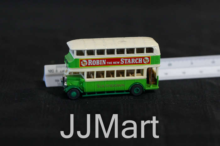 Leyland Titan Southdown double-decker No.4 bus UF6473, Robin Starch (Matchbox MYY)