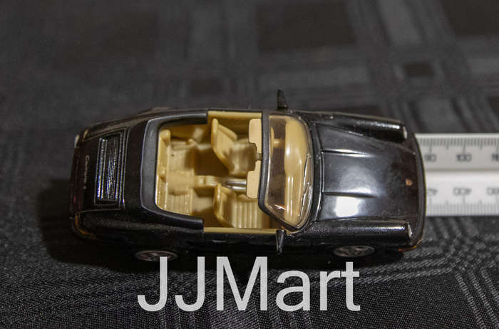 BLACK 1989 PORSCHE 911 1 / 43 die cast model DEL PRADO
