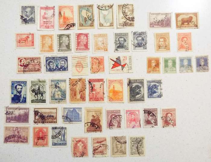 Argentinia LOT of stamps collection of 49