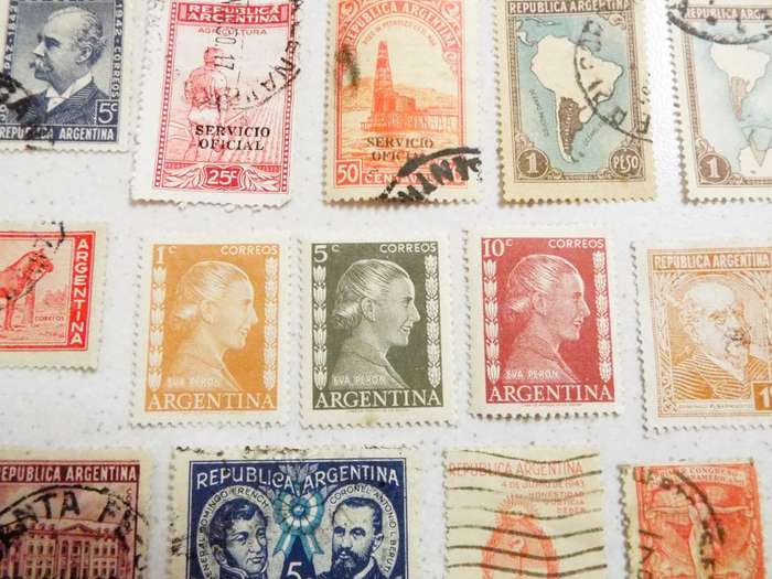 Argentinia LOT of stamps collection of 49