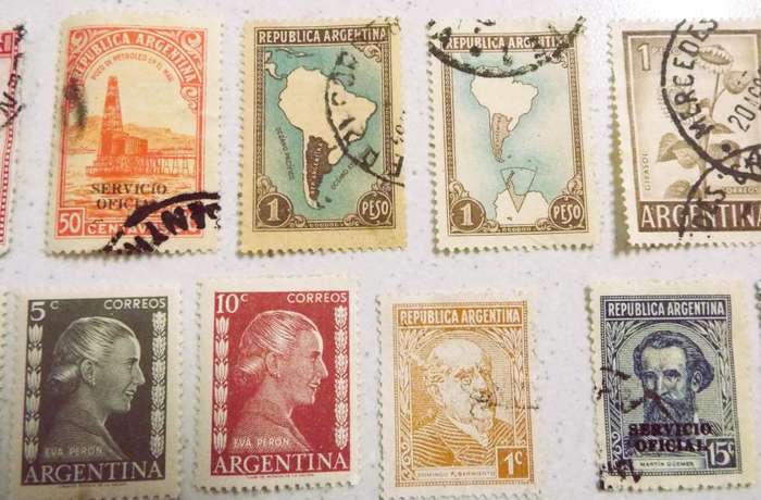 Argentinia LOT of stamps collection of 49