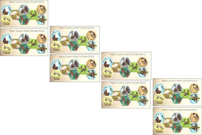 2008 SAPOA First Joint Stamp Issue Sheetlets Complete UMM(**) Incl. Rare Malawi & Angola Sheetlets