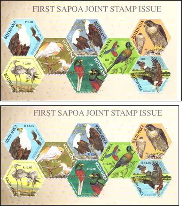 2008 SAPOA First Joint Stamp Issue Sheetlets Complete UMM(**) Incl. Rare Malawi & Angola Sheetlets