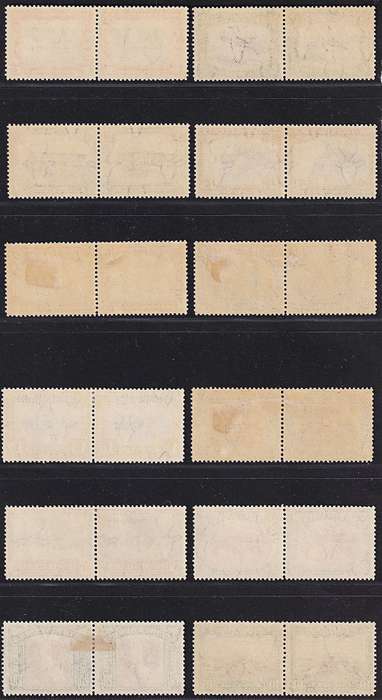 1931 SWA 1st Pictorials Group 1, Full MM(*) Down Perf Set (CC.103/114)  @ CV  R6,530