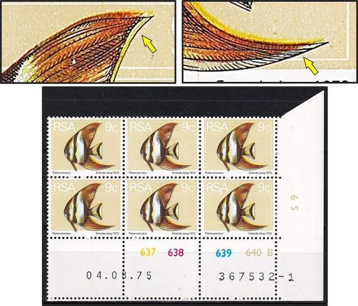 1974 RSA 9c UMM(**) Control Block with Nice Outline Printing Shift