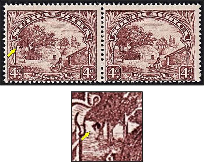 1930 Union 4d UMM(**) "Monkey in Tree" Variety @ CV  R2,400