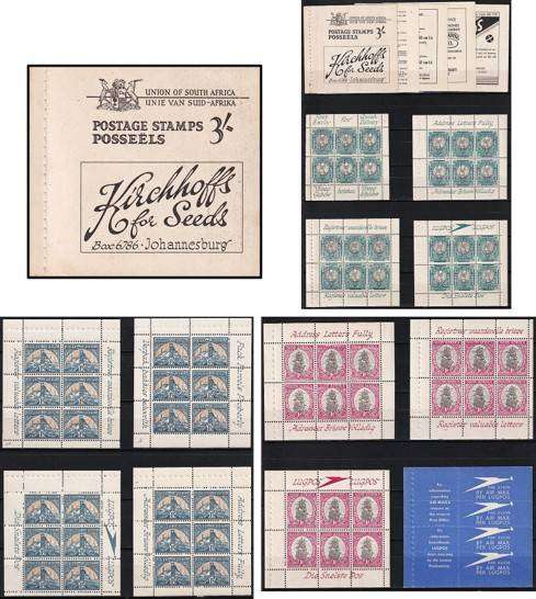 1948 Union Booklet No.20 Unexploded + Exploded - All Panes Different Slogans - Nice Collection