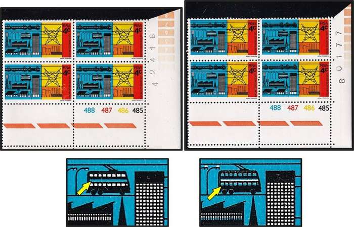 1973 RSA ESCOM UMM(**) Controls with Colour Shift - 2 Rows Vs 1 Row of Blue Windows