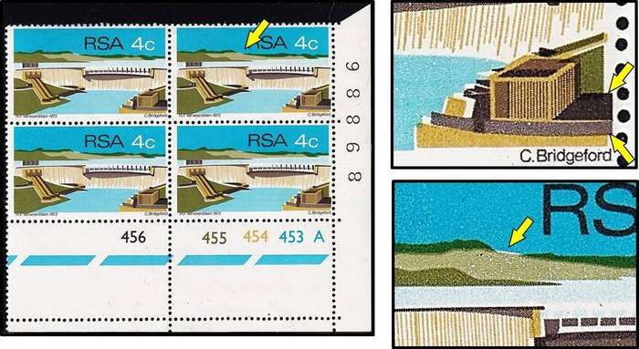 1972 RSA HF Verwoerd Dam UMM(**) Control - Dark & Light Brown Colour Shift & Sunrise!