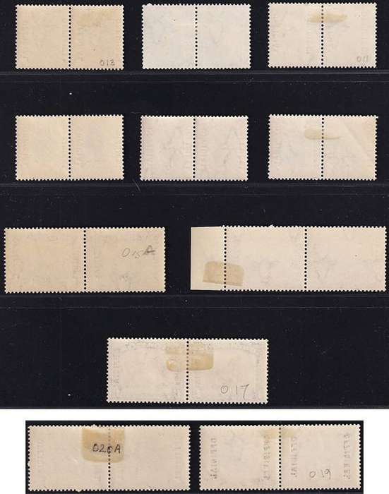 1930/47 Union Official MM(*) Set & Listed Varieties @ CV  R4,420
