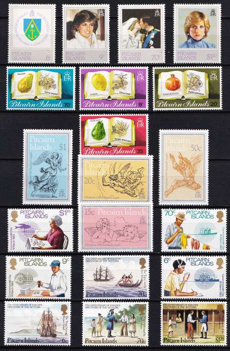 Modern Pitcairn Island UMM(**) Sets, Minisheets & Gutter Blocks - High Value Lot!