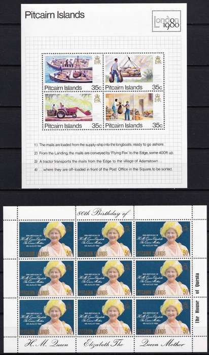 Modern Pitcairn Island UMM(**) Sets, Minisheets & Gutter Blocks - High Value Lot!