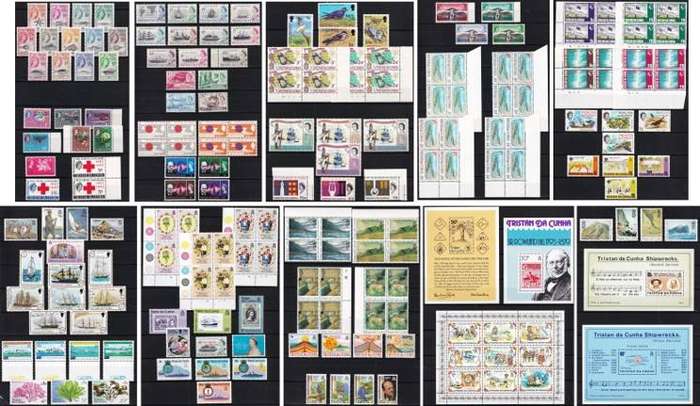 Tristan Da Cuhna UMM/MM Part Sets & Issues, Blocks & Minisheets - High Value Lot!