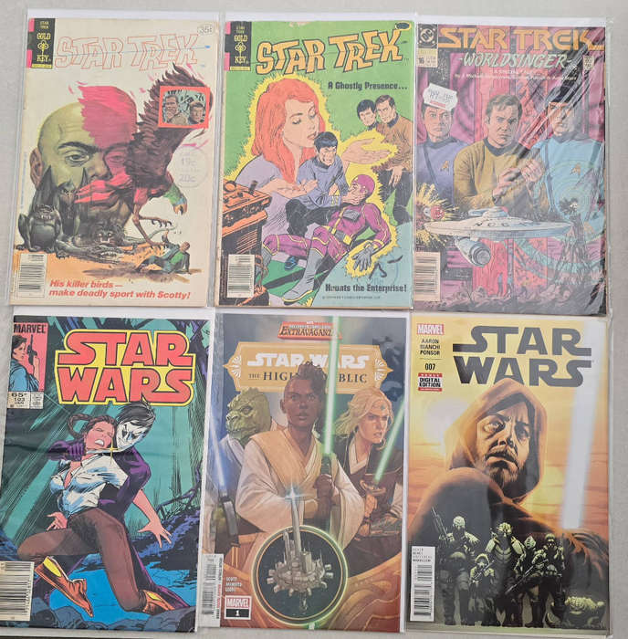 Star Trek and Star Wars comic bonanza old and new