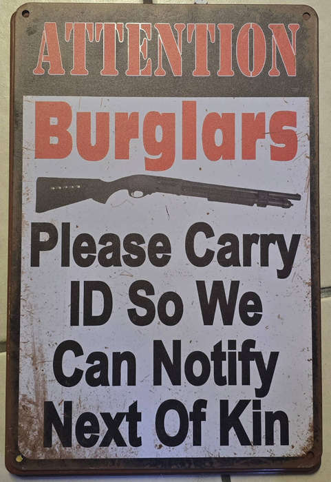 Awesome metallic A4 sign boards
