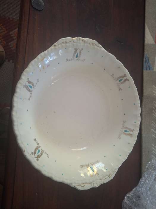 Cream pedal grindley ware bowl vintage