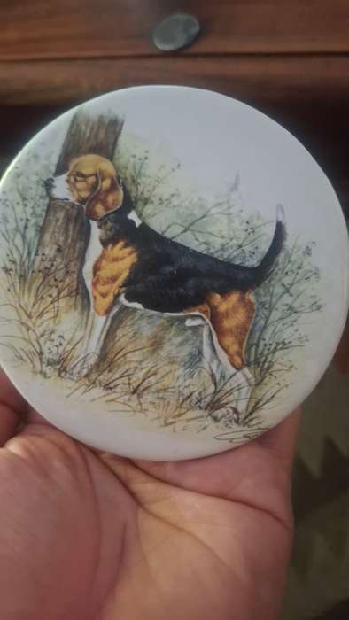 Gentleman's relish bowl with lid vintage