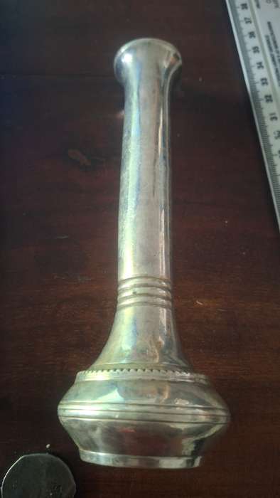 Vintage metal vase