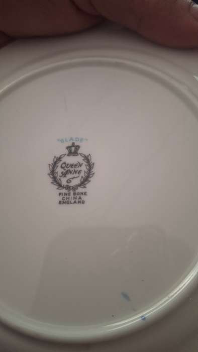 Vintage queen ann side plates x 3