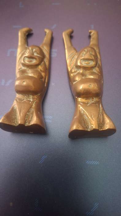 Vintage brass bottle openers