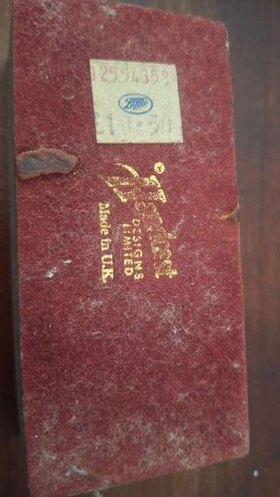 Vintage Handcast Designs Floral 10cm Trinket Pill Jewellery Box