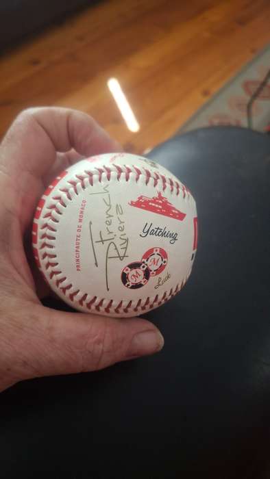 Vintage ornamental baseball