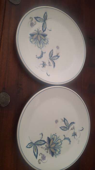 noritake plates x2 lima japan vintage