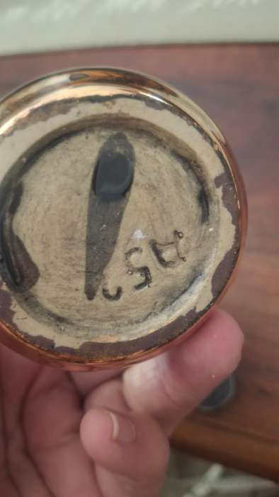Small black  vase