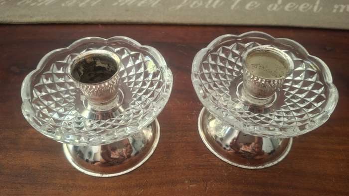 Vintage candle holder x2
